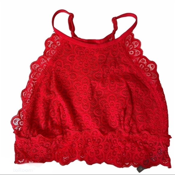 Aerie Nordic Lace High Neck Bralette - Picture 3 of 8